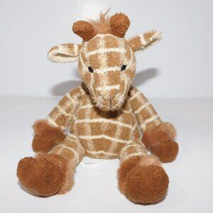 Russ 10" Plush Luv Pets Brown Tan Giraffe Gumbo  Chamois Feel Stuffed Bean Bag
